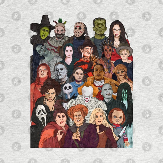 Horror Movie Characters by Annabalynne